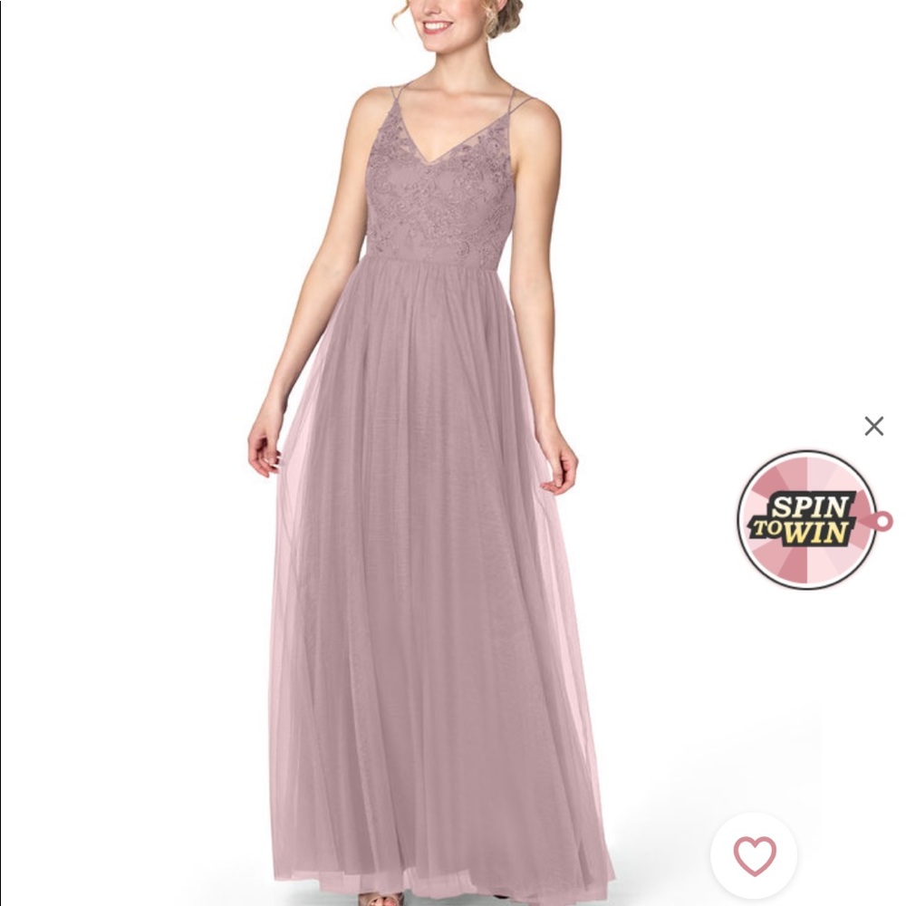 Azazie Dariela Dress - Vintage Mauve